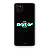 Thumbnail for Samsung Note 10 Lite OMG ShutUp θήκη από τη Smartfits με σχέδιο στο πίσω μέρος και μαύρο περίβλημα | Smartphone case with colorful back and black bezels by Smartfits