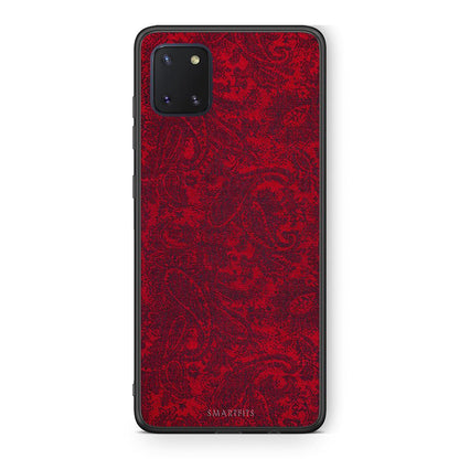Samsung Note 10 Lite Paisley Cashmere θήκη από τη Smartfits με σχέδιο στο πίσω μέρος και μαύρο περίβλημα | Smartphone case with colorful back and black bezels by Smartfits