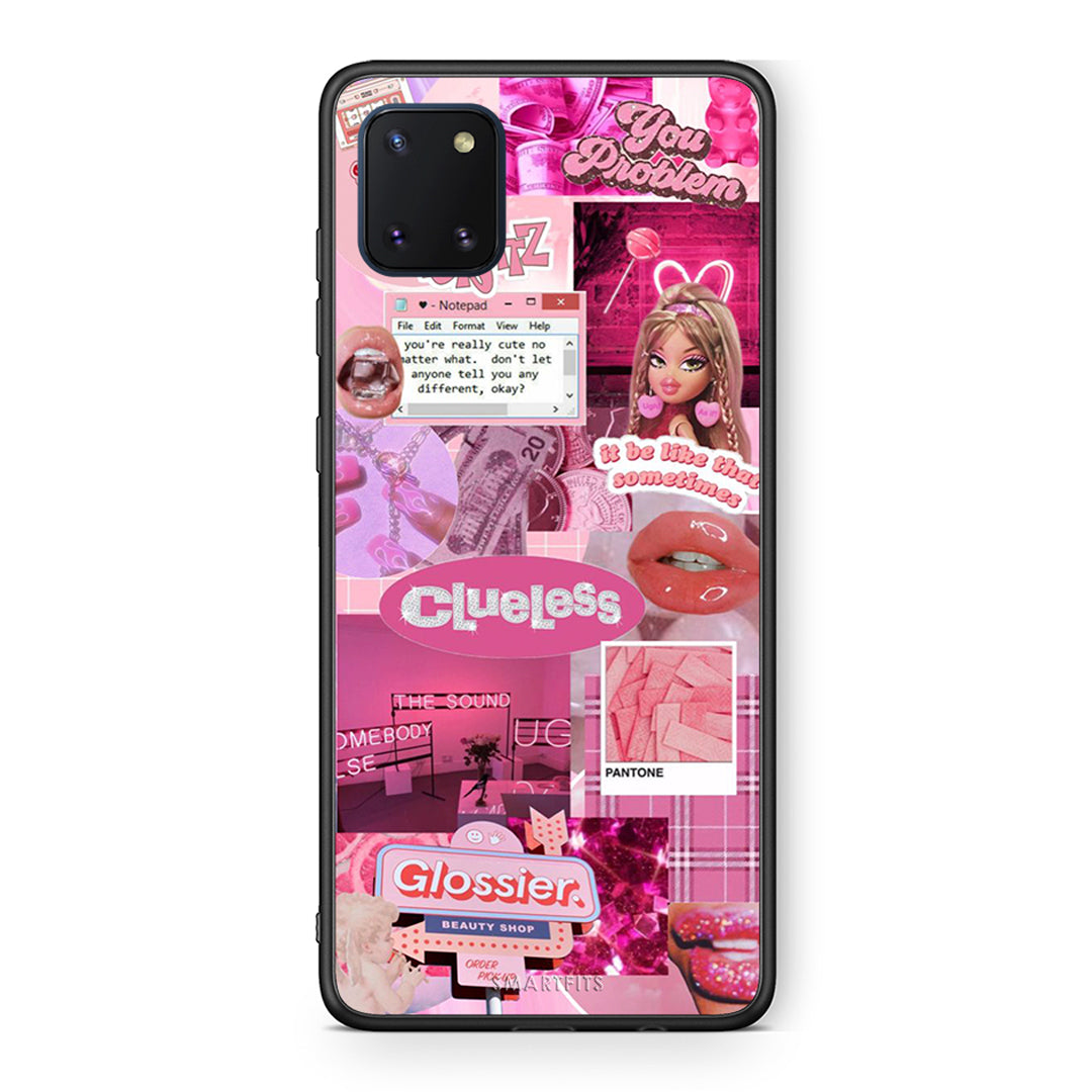 Samsung Note 10 Lite Pink Love Θήκη Αγίου Βαλεντίνου από τη Smartfits με σχέδιο στο πίσω μέρος και μαύρο περίβλημα | Smartphone case with colorful back and black bezels by Smartfits