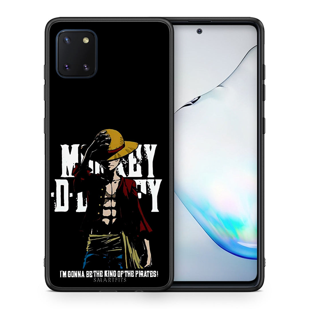 Θήκη Samsung Note 10 Lite Pirate King από τη Smartfits με σχέδιο στο πίσω μέρος και μαύρο περίβλημα | Samsung Note 10 Lite Pirate King case with colorful back and black bezels