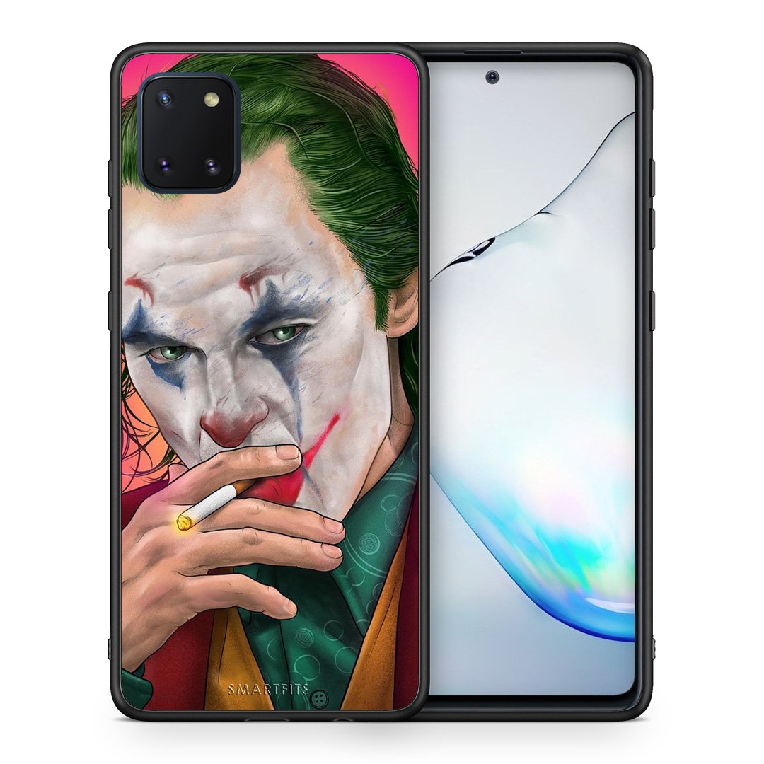 Θήκη Samsung Note 10 Lite JokesOnU PopArt από τη Smartfits με σχέδιο στο πίσω μέρος και μαύρο περίβλημα | Samsung Note 10 Lite JokesOnU PopArt case with colorful back and black bezels