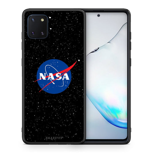 Θήκη Samsung Note 10 Lite NASA PopArt από τη Smartfits με σχέδιο στο πίσω μέρος και μαύρο περίβλημα | Samsung Note 10 Lite NASA PopArt case with colorful back and black bezels