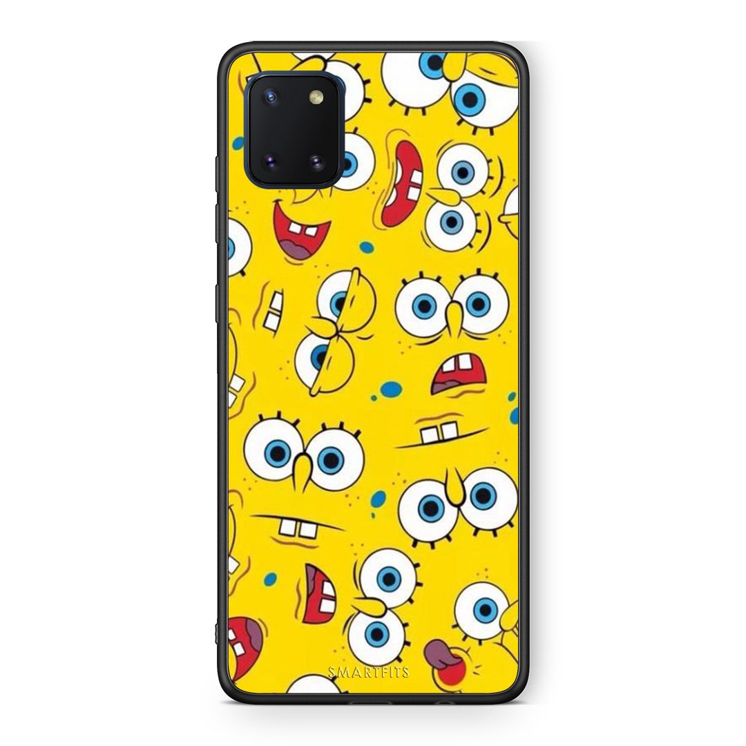 4 - Samsung Note 10 Lite Sponge PopArt case, cover, bumper