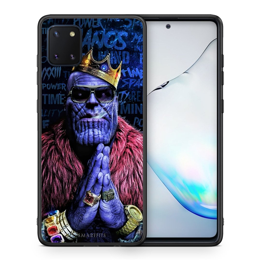 Θήκη Samsung Note 10 Lite Thanos PopArt από τη Smartfits με σχέδιο στο πίσω μέρος και μαύρο περίβλημα | Samsung Note 10 Lite Thanos PopArt case with colorful back and black bezels