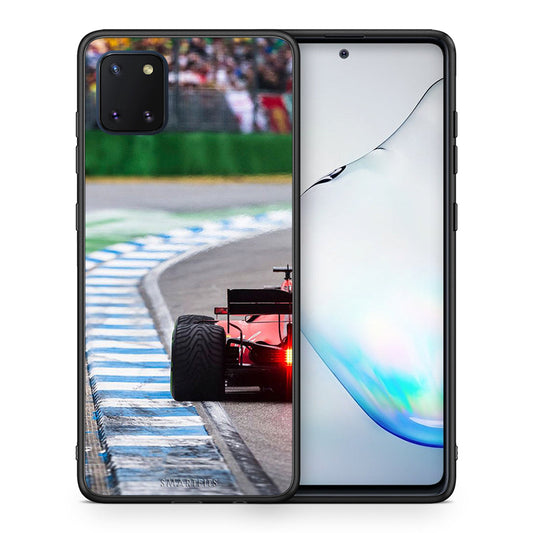 Θήκη Samsung Note 10 Lite Racing Vibes από τη Smartfits με σχέδιο στο πίσω μέρος και μαύρο περίβλημα | Samsung Note 10 Lite Racing Vibes case with colorful back and black bezels