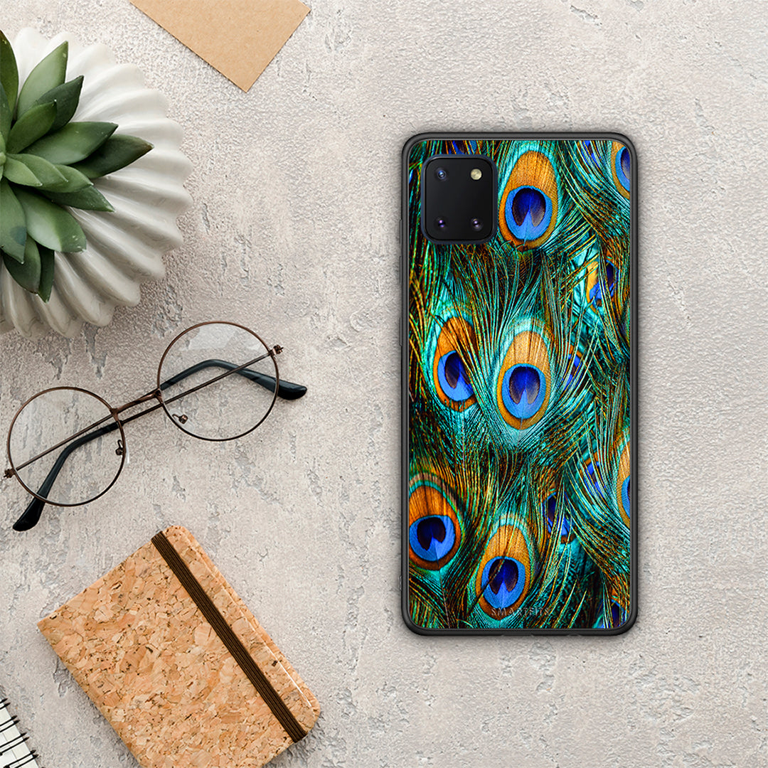 Real Peacock Feathers - Samsung Galaxy Note 10 Lite θήκη