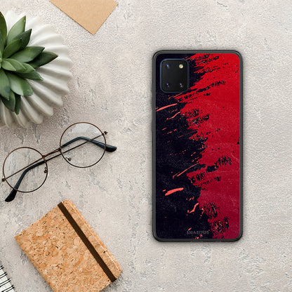 Red Paint - Samsung Galaxy Note 10 Lite θήκη