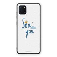 Thumbnail for Samsung Note 10 Lite Sea You Θήκη από τη Smartfits με σχέδιο στο πίσω μέρος και μαύρο περίβλημα | Smartphone case with colorful back and black bezels by Smartfits