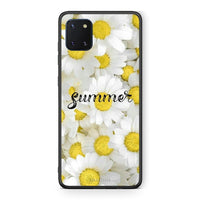 Thumbnail for Samsung Note 10 Lite Summer Daisies Θήκη από τη Smartfits με σχέδιο στο πίσω μέρος και μαύρο περίβλημα | Smartphone case with colorful back and black bezels by Smartfits