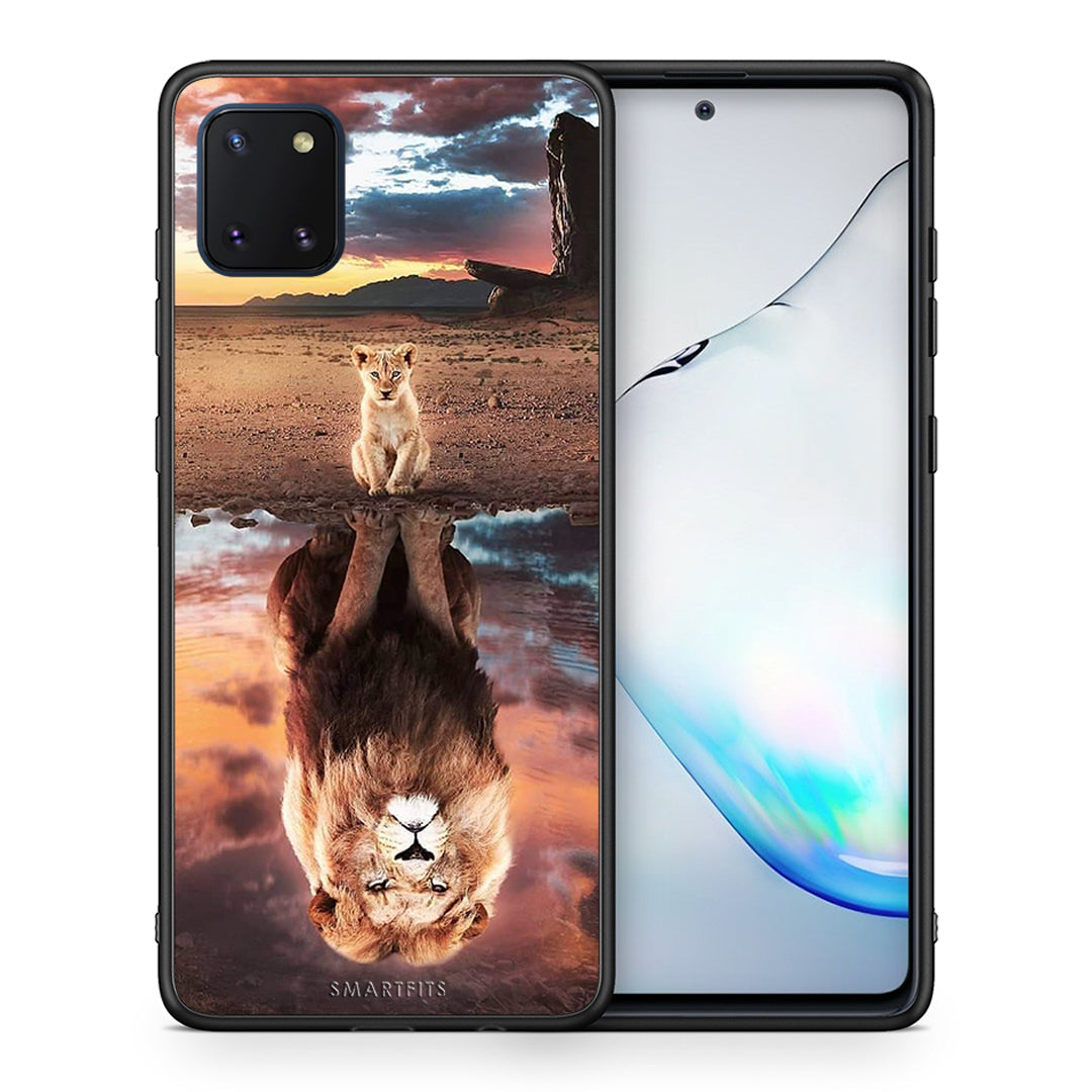 Θήκη Αγίου Βαλεντίνου Samsung Note 10 Lite Sunset Dreams από τη Smartfits με σχέδιο στο πίσω μέρος και μαύρο περίβλημα | Samsung Note 10 Lite Sunset Dreams case with colorful back and black bezels
