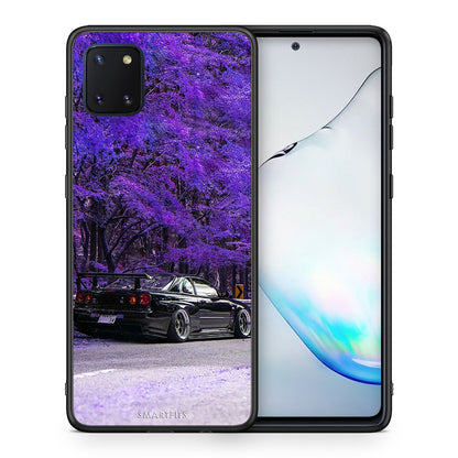 Θήκη Αγίου Βαλεντίνου Samsung Note 10 Lite Super Car από τη Smartfits με σχέδιο στο πίσω μέρος και μαύρο περίβλημα | Samsung Note 10 Lite Super Car case with colorful back and black bezels