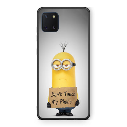 4 - Samsung Note 10 Lite Minion Text case, cover, bumper