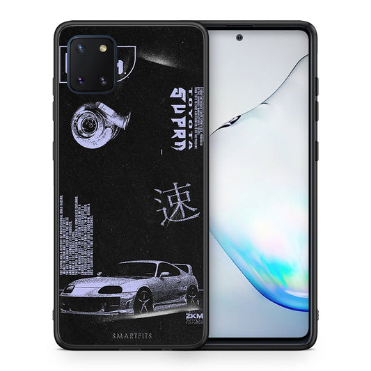 Θήκη Αγίου Βαλεντίνου Samsung Note 10 Lite Tokyo Drift από τη Smartfits με σχέδιο στο πίσω μέρος και μαύρο περίβλημα | Samsung Note 10 Lite Tokyo Drift case with colorful back and black bezels
