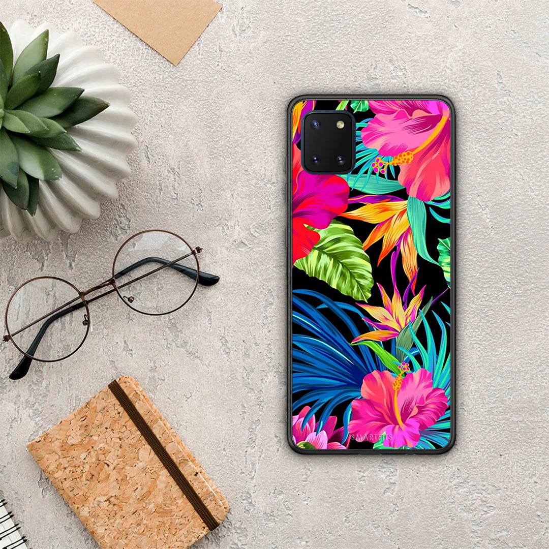 Tropical Flowers - Samsung Galaxy Note 10 Lite θήκη