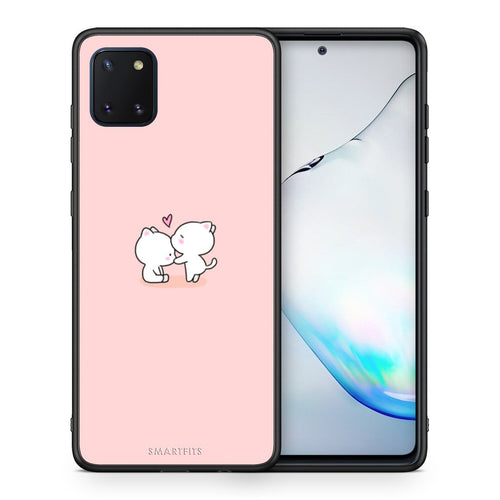 Θήκη Samsung Note 10 Lite Love Valentine από τη Smartfits με σχέδιο στο πίσω μέρος και μαύρο περίβλημα | Samsung Note 10 Lite Love Valentine case with colorful back and black bezels
