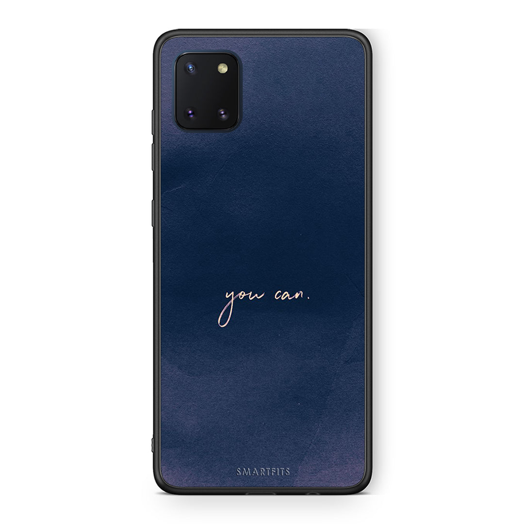 Samsung Note 10 Lite You Can θήκη από τη Smartfits με σχέδιο στο πίσω μέρος και μαύρο περίβλημα | Smartphone case with colorful back and black bezels by Smartfits