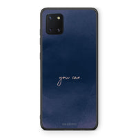 Thumbnail for Samsung Note 10 Lite You Can θήκη από τη Smartfits με σχέδιο στο πίσω μέρος και μαύρο περίβλημα | Smartphone case with colorful back and black bezels by Smartfits