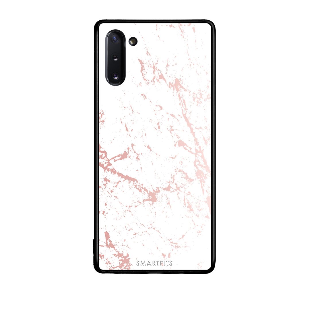 116 - Samsung Note 10  Pink Splash Marble case, cover, bumper