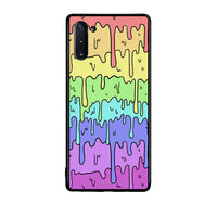 Thumbnail for Samsung Note 10 Melting Rainbow θήκη από τη Smartfits με σχέδιο στο πίσω μέρος και μαύρο περίβλημα | Smartphone case with colorful back and black bezels by Smartfits