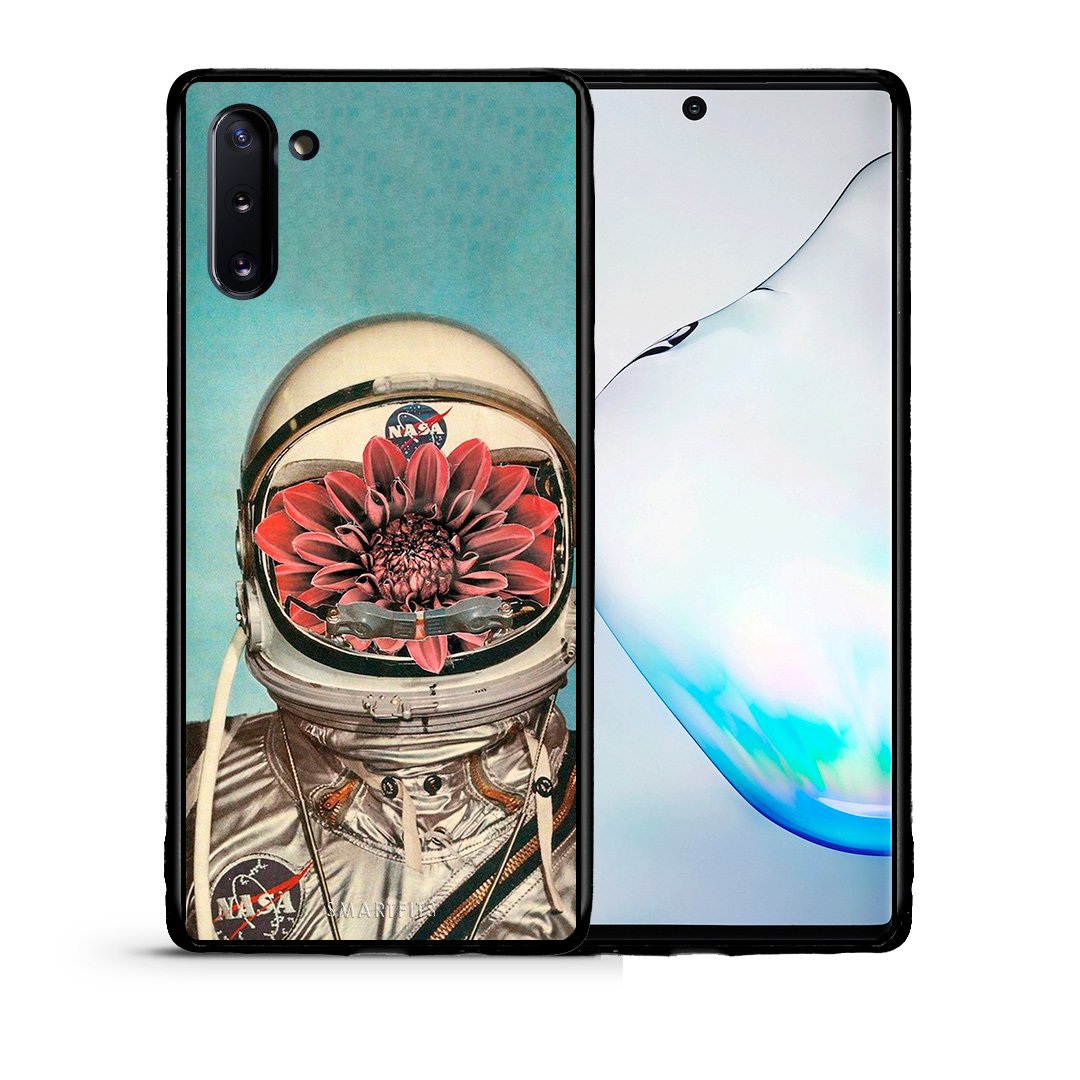 Θήκη Samsung Note 10 Nasa Bloom από τη Smartfits με σχέδιο στο πίσω μέρος και μαύρο περίβλημα | Samsung Note 10 Nasa Bloom case with colorful back and black bezels