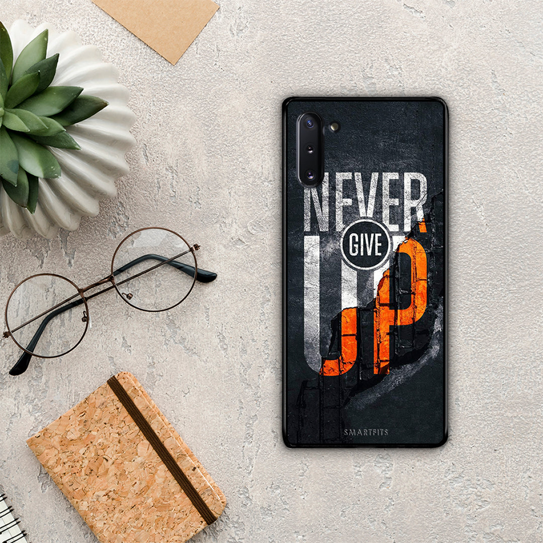 Never Give Up - Samsung Galaxy Note 10 θήκη