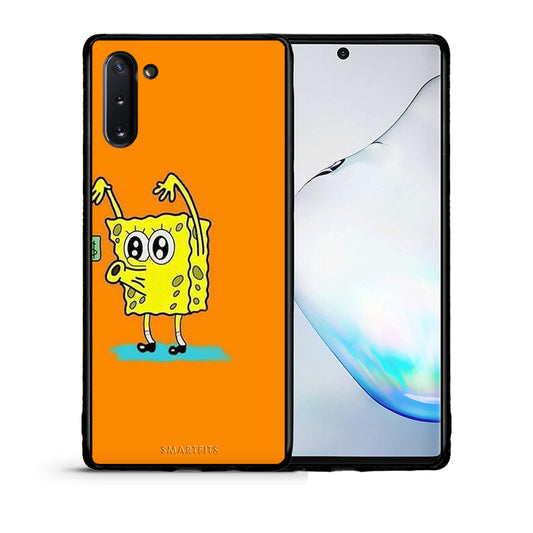 Θήκη Αγίου Βαλεντίνου Samsung Note 10 No Money 2 από τη Smartfits με σχέδιο στο πίσω μέρος και μαύρο περίβλημα | Samsung Note 10 No Money 2 case with colorful back and black bezels