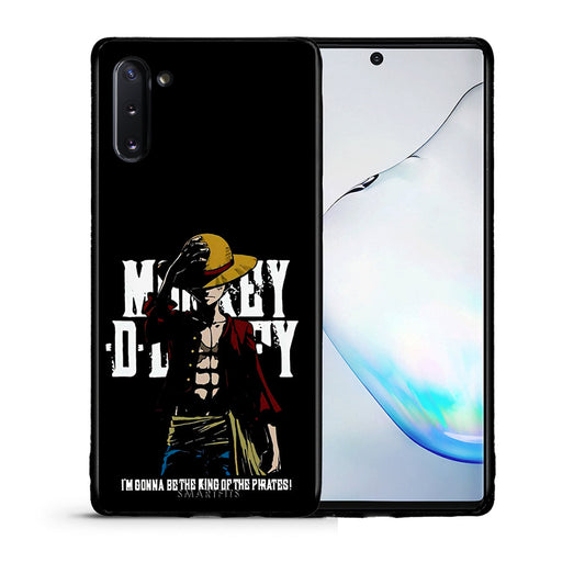 Θήκη Samsung Note 10 Pirate King από τη Smartfits με σχέδιο στο πίσω μέρος και μαύρο περίβλημα | Samsung Note 10 Pirate King case with colorful back and black bezels