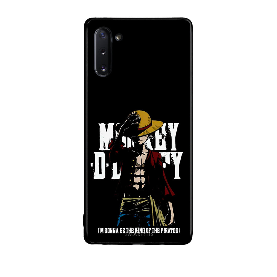 Samsung Note 10 Pirate King θήκη από τη Smartfits με σχέδιο στο πίσω μέρος και μαύρο περίβλημα | Smartphone case with colorful back and black bezels by Smartfits