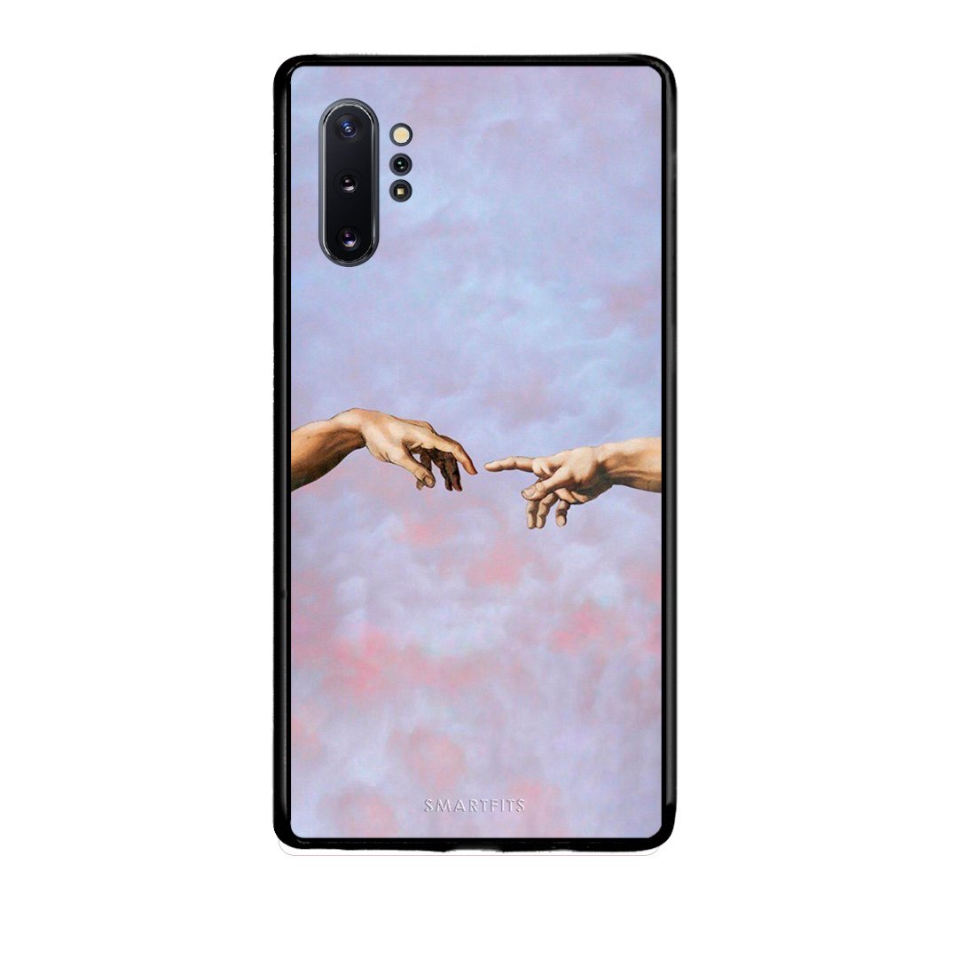 Samsung Note 10+ Adam Hand θήκη από τη Smartfits με σχέδιο στο πίσω μέρος και μαύρο περίβλημα | Smartphone case with colorful back and black bezels by Smartfits