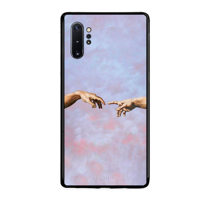 Samsung Note 10+ Adam Hand θήκη από τη Smartfits με σχέδιο στο πίσω μέρος και μαύρο περίβλημα | Smartphone case with colorful back and black bezels by Smartfits