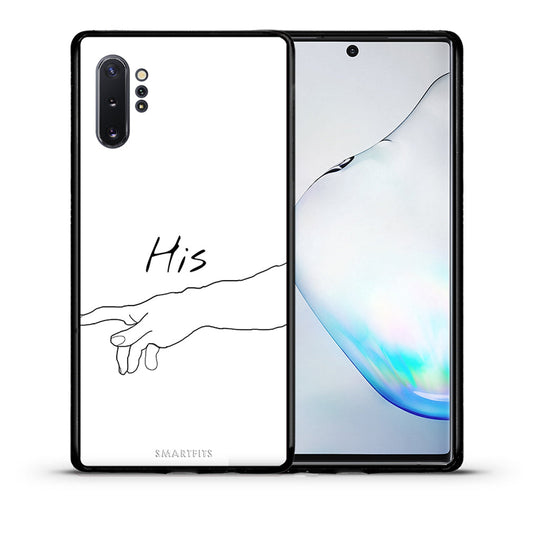 Θήκη Αγίου Βαλεντίνου Samsung Note 10+ Aeshetic Love 2 από τη Smartfits με σχέδιο στο πίσω μέρος και μαύρο περίβλημα | Samsung Note 10+ Aeshetic Love 2 case with colorful back and black bezels