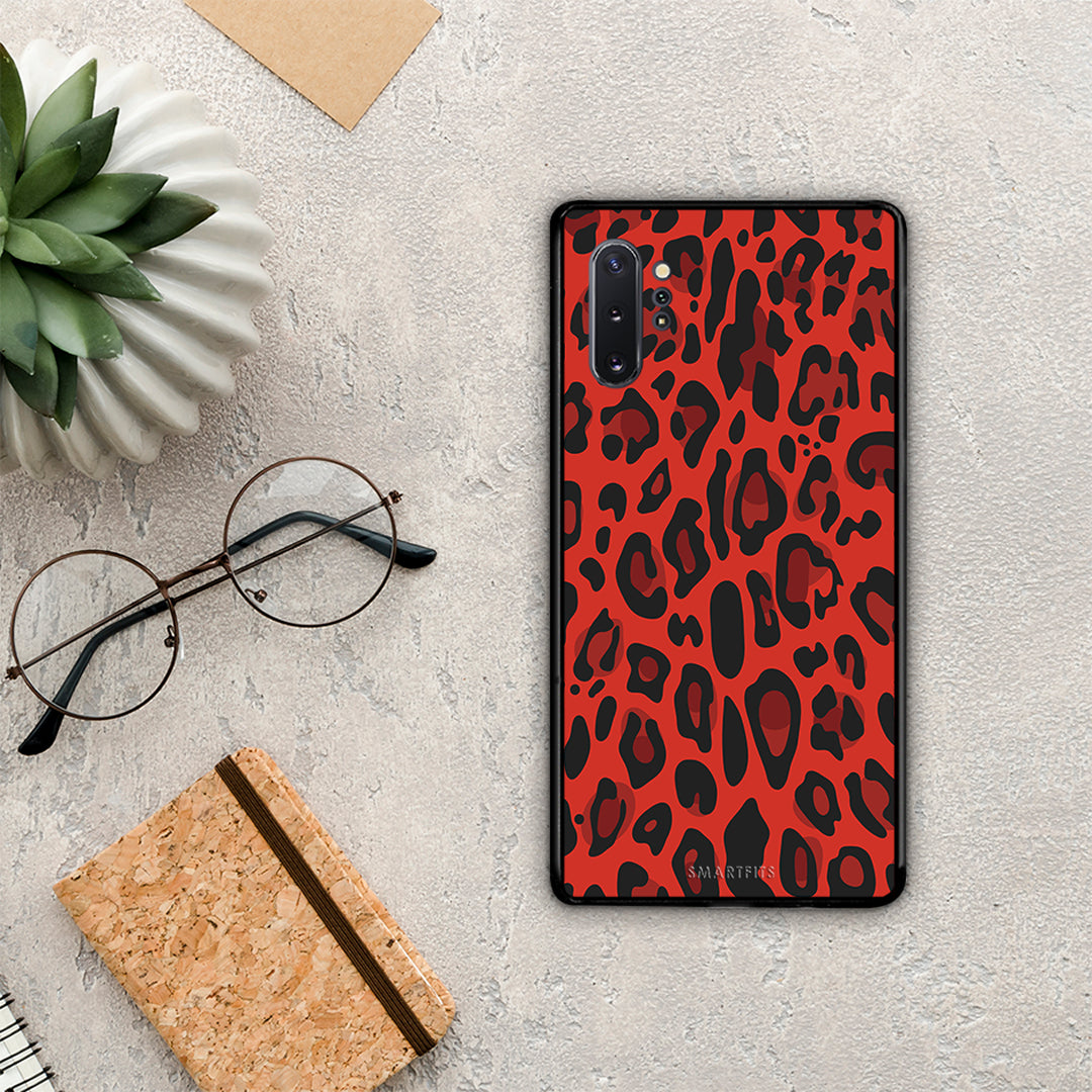 Animal Red Leopard - Samsung Galaxy Note 10+ θήκη