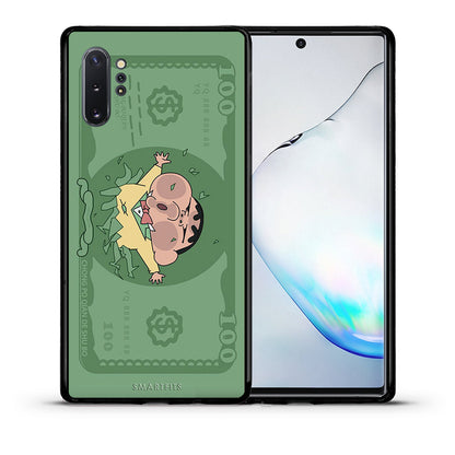 Θήκη Αγίου Βαλεντίνου Samsung Note 10+ Big Money από τη Smartfits με σχέδιο στο πίσω μέρος και μαύρο περίβλημα | Samsung Note 10+ Big Money case with colorful back and black bezels