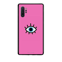 Thumbnail for Samsung Note 10+ Blue Eye Pink θήκη από τη Smartfits με σχέδιο στο πίσω μέρος και μαύρο περίβλημα | Smartphone case with colorful back and black bezels by Smartfits