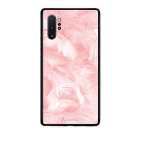 Thumbnail for 33 - Samsung Note 10+ Pink Feather Boho case, cover, bumper