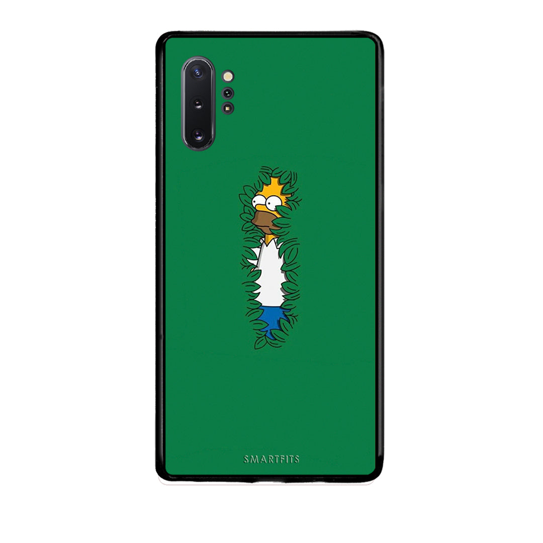 Samsung Note 10+ Bush Man Θήκη Αγίου Βαλεντίνου από τη Smartfits με σχέδιο στο πίσω μέρος και μαύρο περίβλημα | Smartphone case with colorful back and black bezels by Smartfits