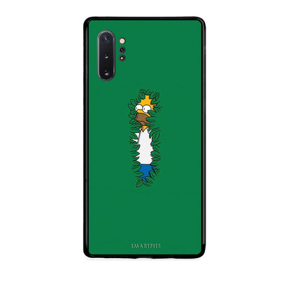 Samsung Note 10+ Bush Man Θήκη Αγίου Βαλεντίνου από τη Smartfits με σχέδιο στο πίσω μέρος και μαύρο περίβλημα | Smartphone case with colorful back and black bezels by Smartfits