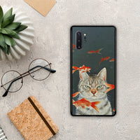 Thumbnail for Cat Goldfish - Samsung Galaxy Note 10+ θήκη