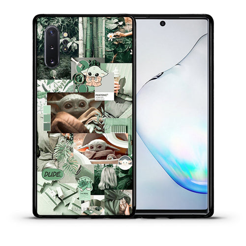 Θήκη Αγίου Βαλεντίνου Samsung Note 10+ Collage Dude από τη Smartfits με σχέδιο στο πίσω μέρος και μαύρο περίβλημα | Samsung Note 10+ Collage Dude case with colorful back and black bezels
