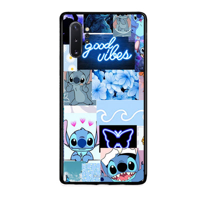 Samsung Note 10+ Collage Good Vibes Θήκη Αγίου Βαλεντίνου από τη Smartfits με σχέδιο στο πίσω μέρος και μαύρο περίβλημα | Smartphone case with colorful back and black bezels by Smartfits