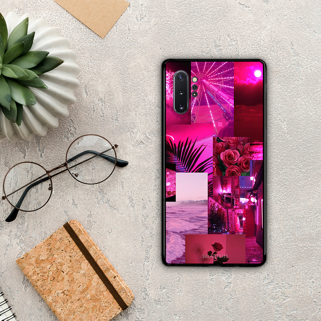 Collage Red Roses - Samsung Galaxy Note 10+ θήκη