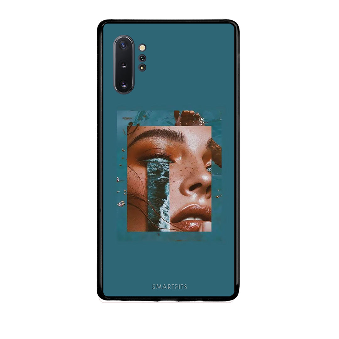 Samsung Note 10+ Cry An Ocean θήκη από τη Smartfits με σχέδιο στο πίσω μέρος και μαύρο περίβλημα | Smartphone case with colorful back and black bezels by Smartfits