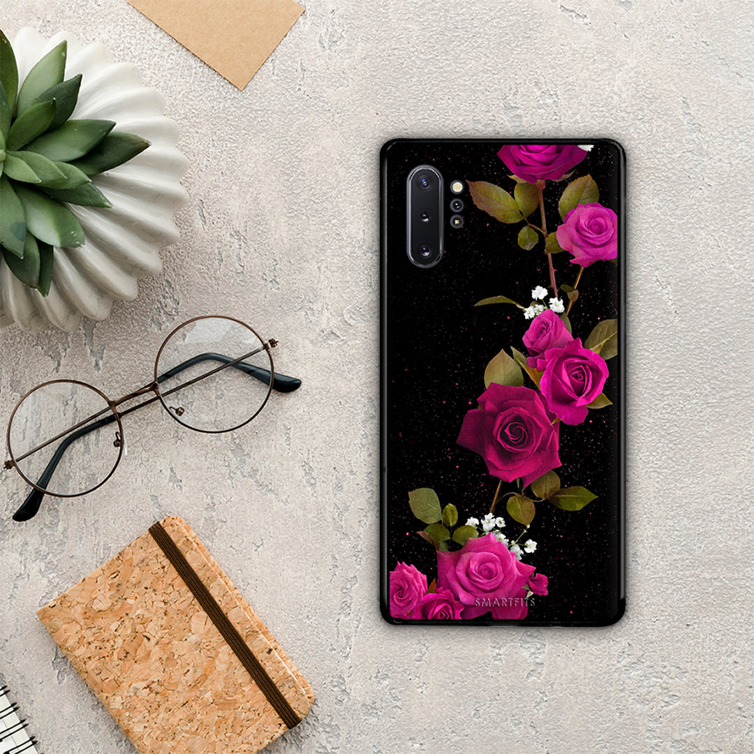 Flower Red Roses - Samsung Galaxy Note 10+ θήκη