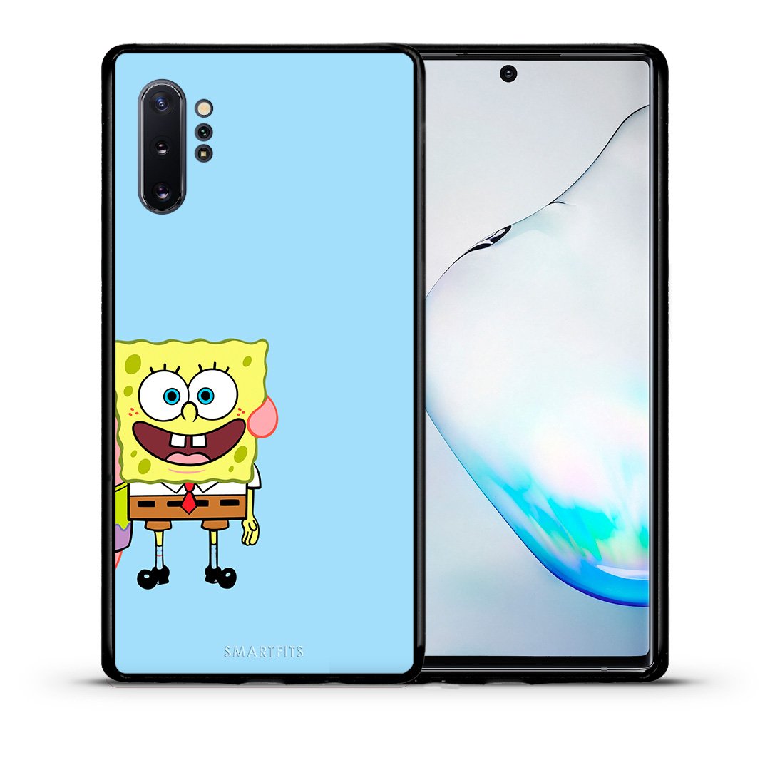 Θήκη Samsung Note 10+ Friends Bob από τη Smartfits με σχέδιο στο πίσω μέρος και μαύρο περίβλημα | Samsung Note 10+ Friends Bob case with colorful back and black bezels