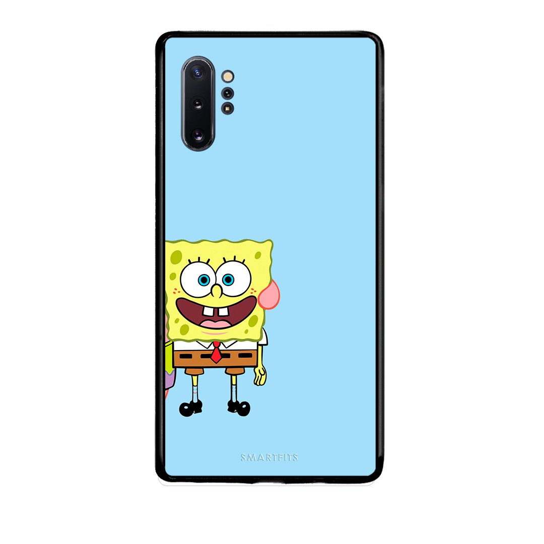 Samsung Note 10+ Friends Bob θήκη από τη Smartfits με σχέδιο στο πίσω μέρος και μαύρο περίβλημα | Smartphone case with colorful back and black bezels by Smartfits