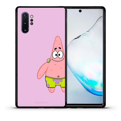 Θήκη Samsung Note 10+  Friends Patrick από τη Smartfits με σχέδιο στο πίσω μέρος και μαύρο περίβλημα | Samsung Note 10+  Friends Patrick case with colorful back and black bezels