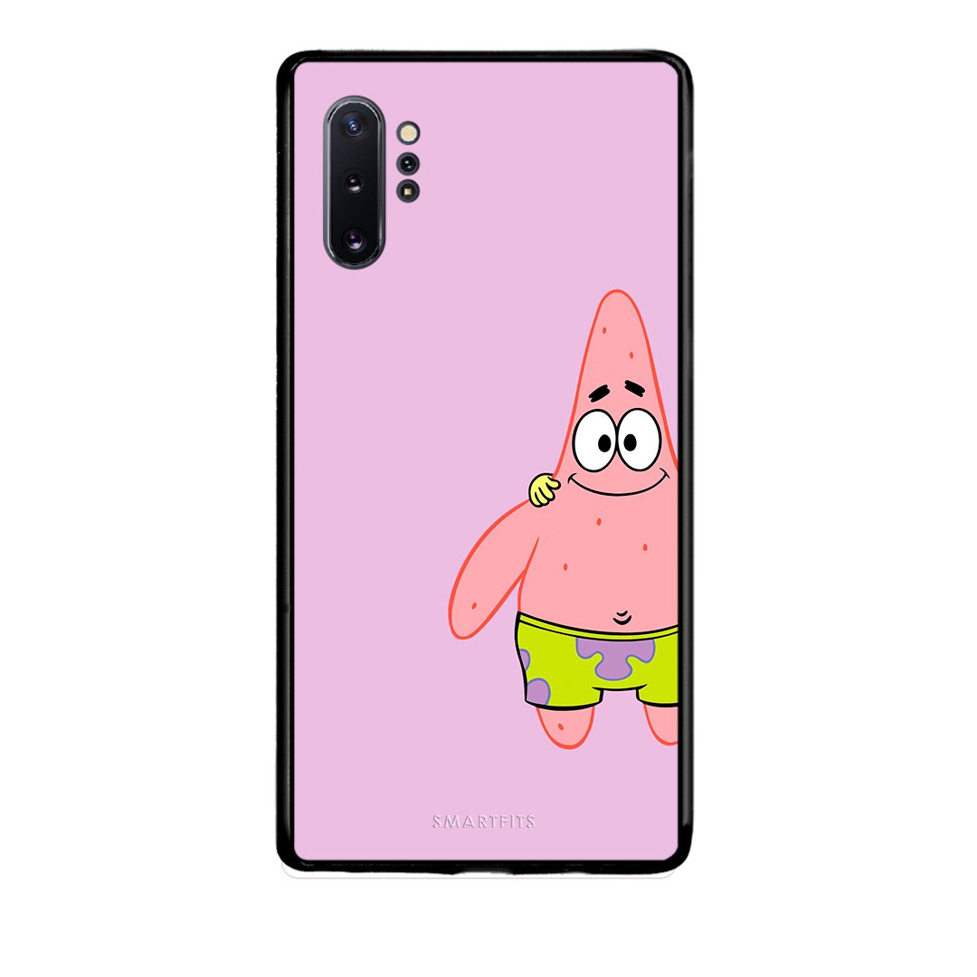 Samsung Note 10+  Friends Patrick θήκη από τη Smartfits με σχέδιο στο πίσω μέρος και μαύρο περίβλημα | Smartphone case with colorful back and black bezels by Smartfits