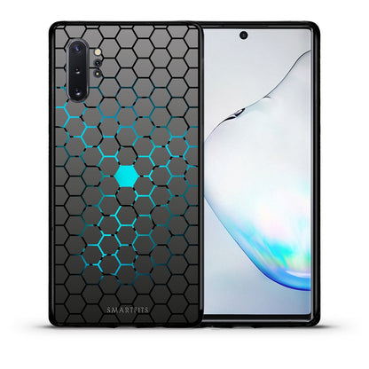 Θήκη Samsung Note 10+ Hexagonal Geometric από τη Smartfits με σχέδιο στο πίσω μέρος και μαύρο περίβλημα | Samsung Note 10+ Hexagonal Geometric case with colorful back and black bezels