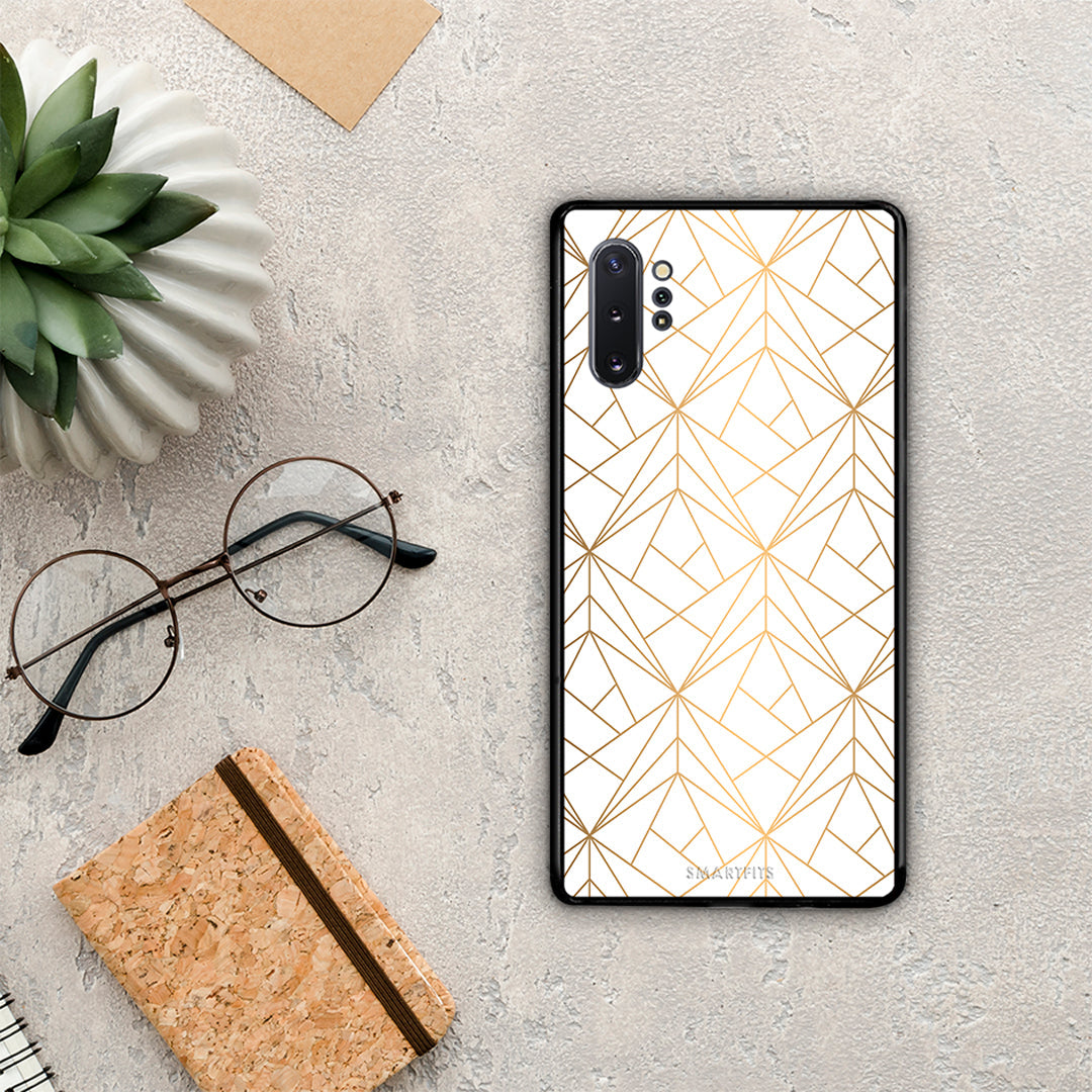 Geometric Luxury White - Samsung Galaxy Note 10+ θήκη