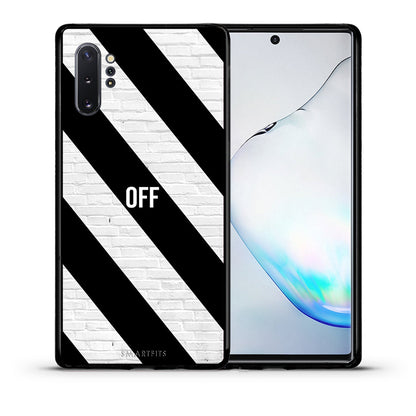 Θήκη Samsung Note 10+ Get Off από τη Smartfits με σχέδιο στο πίσω μέρος και μαύρο περίβλημα | Samsung Note 10+ Get Off case with colorful back and black bezels